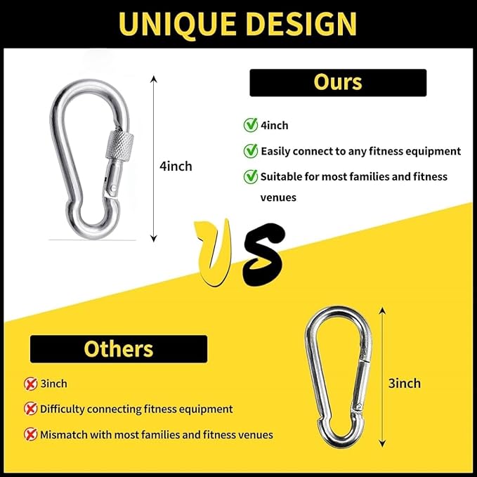 STRONGGEAR™ Premium LAT Pulldown Attachments, Cable Machine Attachment, Cable Attachments for Gym, Tricep Bar, Curl Bar, T Bar Row Attachment, LAT Pull Down Bar with Snaphooks